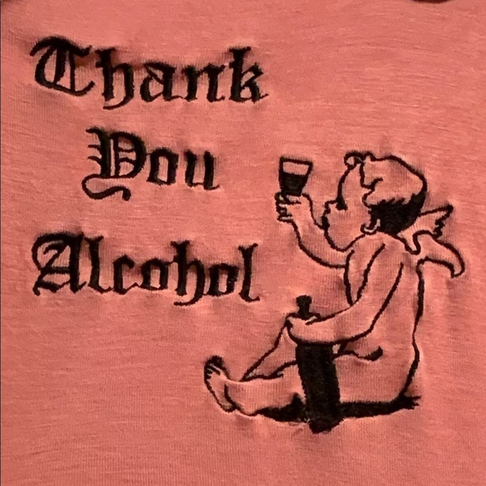 Omighty alcohol crop top